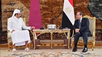   تأكيد الرئيس السيسي وأمير قطر رفض تصفية القضية الفلسطينية يتصدر اهتمامات الصحف