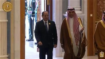   بالصور| الرئيس السيسي يصل مقر انعقاد القمة العربية الإسلامية 