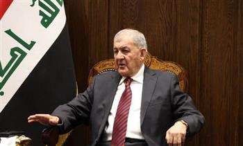   الرئيس العراقي يؤكد دعم بلاده لحقوق الشعب الفلسطيني