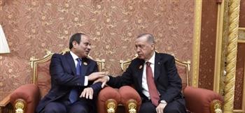   السيسي يبحث مع أردوغان تعزيز العلاقات الثنائية ووقف العدوان على غزة