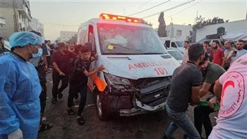   الهلال الأحمر الفلسطيني: 7 سيارات إسعاف فقط تعمل في غزة من أصل 18