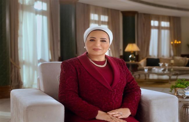 انتصار السيسي تتلقى اتصالا هاتفيا من نظيرتها التركية أمينة أردوغان