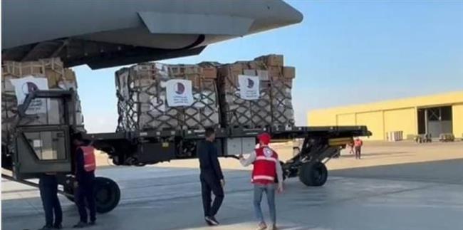 مطار العريش الدولي يستقبل 114 طائرة مساعدات لـ غزة منذ 12 أكتوبر الماضي