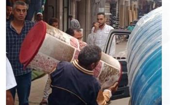 رفع 753 حالة إشغال طريق مخالف في البحيرة
