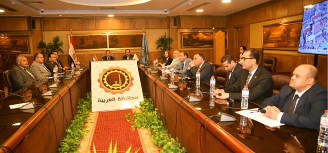 محافظ الغربية يستقبل وفد من مجلس الشيوخ