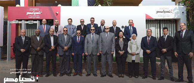 حملة المرشح الرئاسي عبد الفتاح السيسي تستقبل وفدا من النقابة العامة لأعمال النقل الجوي