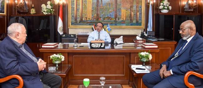 محافظ الإسكندرية يستقبل رئيس اتحاد كمال الأجسام 