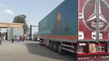   إدخال 161 شاحنة مساعدات إلى غزة وخروج 600 من المصريين ورعايا الدول الأجنبية من القطاع