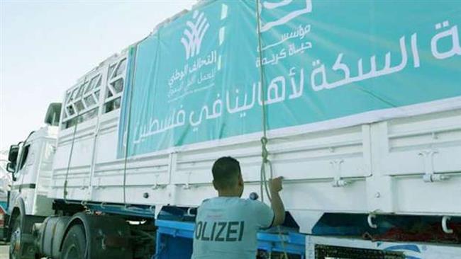 "التحالف الوطني": نرسل المساعدات التى يحددها لنا الهلال الأحمر الفلسطيني