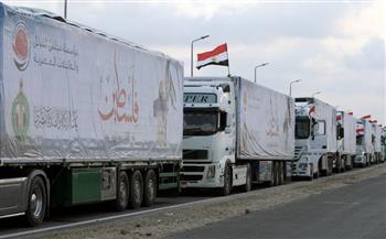   تجهيز 150 شاحنة مساعدات إغاثية استعدادا لإدخالها إلى قطاع غزة