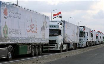 تجهيز 150 شاحنة مساعدات إغاثية استعدادا لإدخالها إلى قطاع غزة