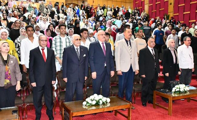تدشين مبادرة "وطن آمن لمستقبل أفضل" بجامعة القناة