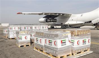   وصول طائرة مساعدات إماراتية إلى مطار العريش تمهيدا لنقلها إلى غزة