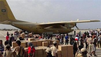  إقلاع طائرة المساعدات السعودية السابعة متجهة إلى مطار العريش لإغاثة غزة