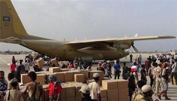 إقلاع طائرة المساعدات السعودية السابعة متجهة إلى مطار العريش لإغاثة غزة