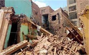   انهيار منزل بإحدى قرى المنيا دون وقوع إصابات