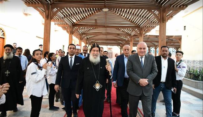 محافظ قنا يهنئ الأقباط بمناسبة ميلاد الشهيد مارجرجس