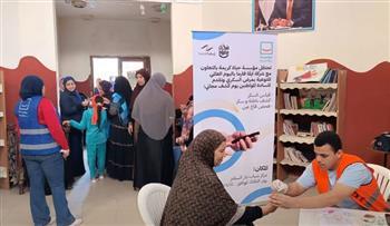 "سكرك مظبوط".. "حياة كريمة" تنظم قافلة طبية لفحص أمراض الباطنة والسكر بدار السلام| صور