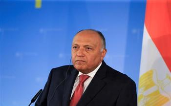 وزير الخارجية: يجب التركيز الآن على إنهاء الصراع الحالي ومعاناة المدنيين في غزة 