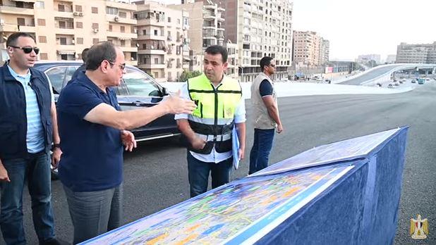 الرئيس السيسي يتابع جهود ربط القاهرة الجديدة بمتحف الحضارات وكورنيش النيل