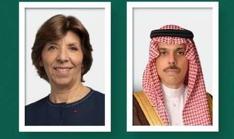 وزير الخارجية السعودي يبحث هاتفيا مع نظيرته الفرنسية تطورات التصعيد في قطاع غزة