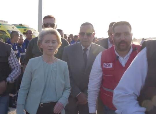 "ديرلاين": جهود مصر لتوجيه المساعدات لـ غزة "مثيرة للإعجاب"