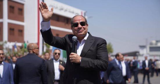 مؤتمر شعبى حاشد فى بنى سويف لدعم الرئيس السيسي 