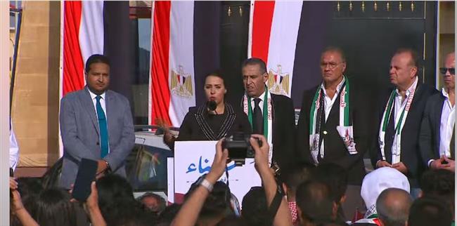 "حياة كريمة" تنشر رسالة تضامن من أمام معبر رفح: مصر سند لأشقائنا 