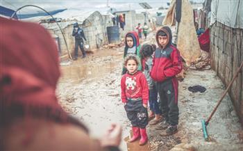 برد قارس وأمطار تضاعف معاناة أطفال غزة ونداء عاجل لإنقاذ النازحين
