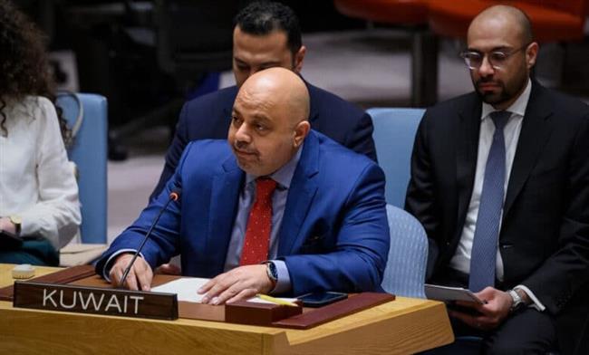 مندوب الكويت بالأمم المتحدة: نرفض التهجير القسري للفلسطينيين