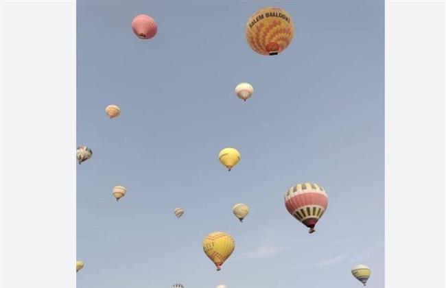 47 رحلة بالون طائر تقل 1000 سائح في سماء الأقصر