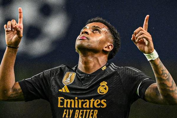 ريال مدريد يعلن تمديد عقد مهاجمه البرازيلي رودريجو حتى عام 2028