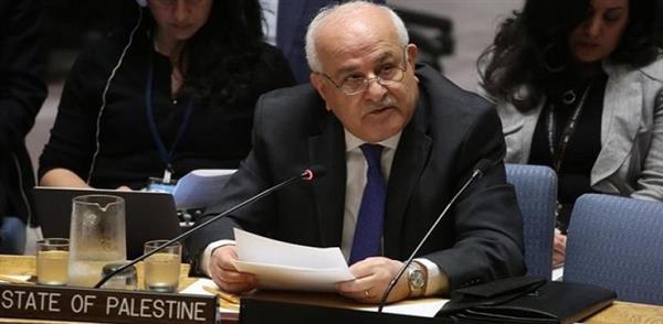 مندوب فلسطين لدى الأمم المتحدة يجدد دعوته لوقف فوري لإطلاق النار في قطاع غزة