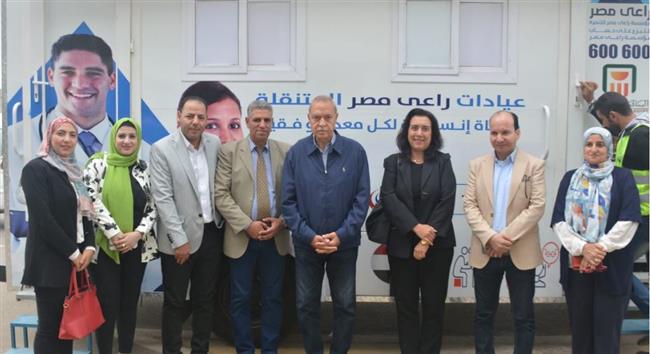 محافظ القليوبية يدشن القافلة الطبية المتحركة لـ" راعي مصر "