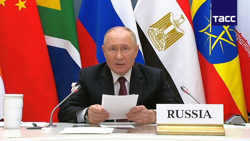 بوتين أمام الـ"بريكس": ممتنون للرئيس السيسي على مساعدته في إجلاء المواطنين الروس من غزة