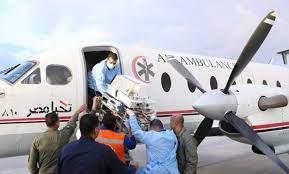   نقل 12 طفلا فلسطينيا مبتسرًا بالإسعاف الطائر لمستشفى العاصمة الإدارية الجديدة