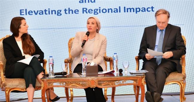 وزيرة البيئة: تهيئة المناخ الداعم حول "نوفي" من فكرة إلى مشروعات تنفيذية حقيقية 