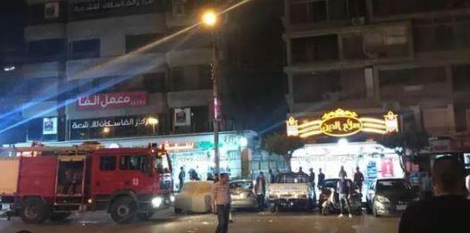 إخماد حريق داخل معمل تحاليل فى العجوزة دون إصابات