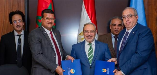 رئيس جامعة طنطا يستقبل وفدا من جامعة الملك حسن الثاني 