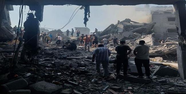 شهداء وجرحى جراء قصف إسرائيلي لمربع سكني في جباليا وعدة مناطق بقطاع غزة