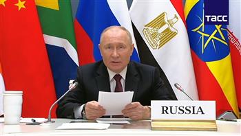   بوتين أمام الـ"بريكس": ممتنون للرئيس السيسي على مساعدته في إجلاء المواطنين الروس من غزة
