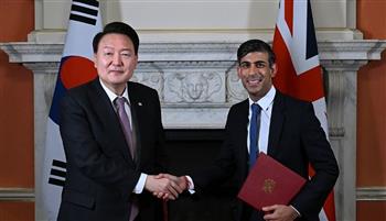   كوريا الجنوبية وبريطانيا توقعان اتفاقًا لرفع العلاقات الأمنية والاقتصادية
