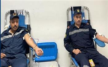 حملة للتبرع بالدم في صفوف رجال الشرطة بقطاع الأمن المركزي