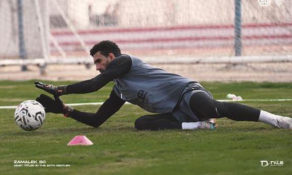 الكونفدرالية.. تدريبات قوية لثلاثي حراس الزمالك في مران اليوم