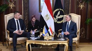 وزير الداخلية يلتقي وزير الأمن بجمهورية البوسنة والهرسك في زيارة رسمية للقاهرة 
