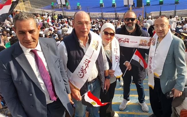 حزب المصريين: مؤتمر تحيا مصر فلسطين تحول إلى مظاهرة حب وتأييد للرئيس السيسي