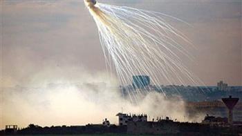   إسرائيل تقصف مخيم جباليا في غزة بقنابل الفسفور والدخان