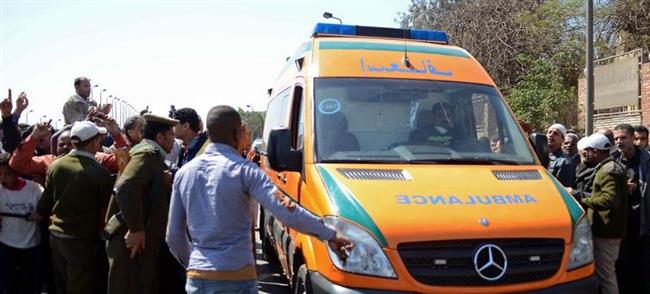 إصابة شخصين إثر انقلاب موتوسيكل في حدائق أكتوبر