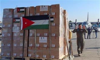 الجيش الأردني يُسير قافلة من المساعدات الإنسانية والغذائية والإغاثية إلى جنوب غزة
