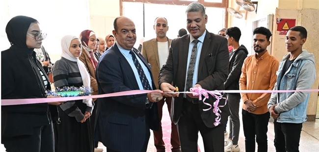 افتتاح المعرض الخيري السنوي بكلية الخدمة الاجتماعية جامعة الفيوم